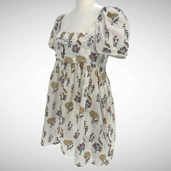 Ciao Lucia Diana Meadow Block Floral Print Mini Dress Size Small Cottage Boho - Picture 3 of 10